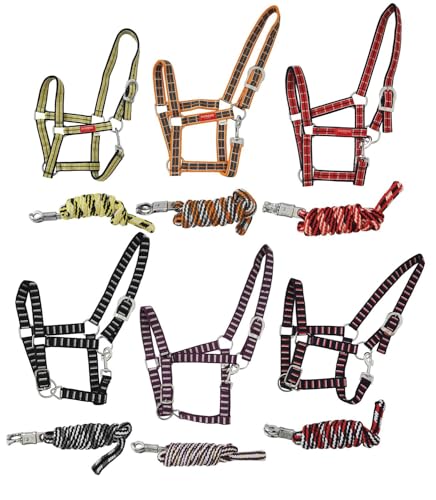 NETPROSHOP 1 Set Pferde Halfter und Strick Gemustert - Pony Cob Full XLFull, Groesse:Full, Farbe:Blau/Rot/Weiss NETPROSHOP 1 Set Pferde Halfter und Strick Gemustert - Pony Cob Full XLFull, Groesse:Full, Farbe:Blau/Rot/Weiss von NETPROSHOP