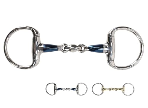 NETPROSHOP Anatomisch doppelt Olivenkopftrense mit einfach gebrochenem Gebiss Mundstück 14 mm Argentan oder Sweet Iron, Groesse:11,5, Farbe:Sweet Iron NETPROSHOP Anatomisch doppelt Olivenkopftrense mit einfach gebrochenem Gebiss Mundstück 14 mm Argentan oder Sweet Iron, Groesse:11,5, Farbe:Sweet Iron von NETPROSHOP