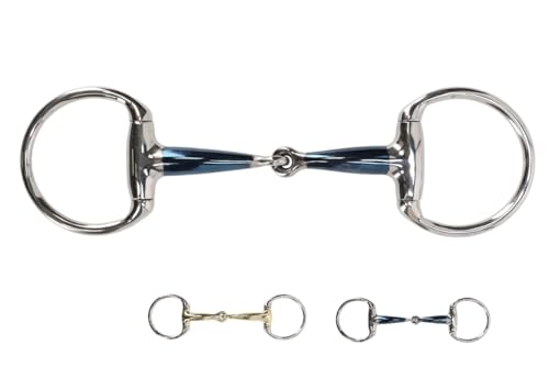NETPROSHOP Anatomisch geformte Olivenkopftrense mit einfach gebrochenem Gebiss Mundstück 14 mm Argentan oder Sweet Iron, Groesse:10,5, Farbe:Sweet Iron NETPROSHOP Anatomisch geformte Olivenkopftrense mit einfach gebrochenem Gebiss Mundstück 14 mm Argentan oder Sweet Iron, Groesse:10,5, Farbe:Sweet Iron von NETPROSHOP