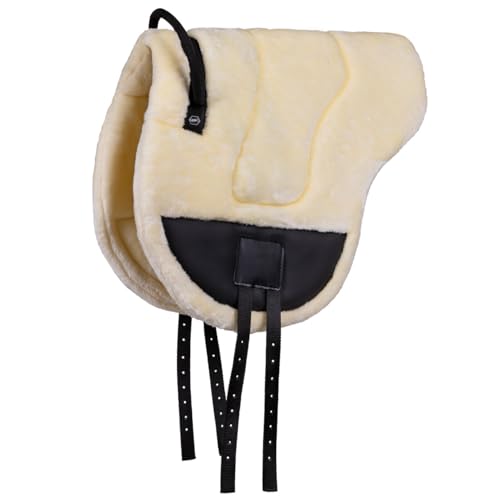 NETPROSHOP Bareback Pad Ontario mit weichem Kunstfell cremefarben mit Frontgriff Pony Full, Groesse:Full, Farbe:Creme NETPROSHOP Bareback Pad Ontario mit weichem Kunstfell cremefarben mit Frontgriff Pony Full, Groesse:Full, Farbe:Creme von NETPROSHOP