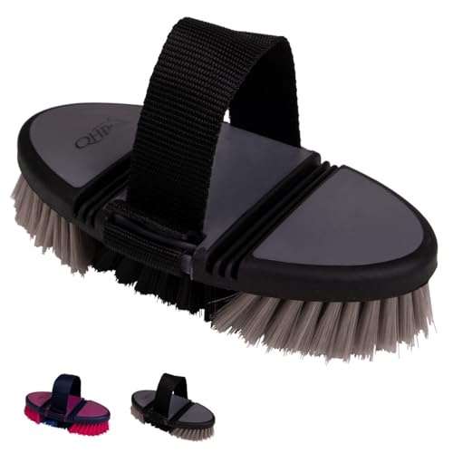 NETPROSHOP Flexible Kardätsche passt Sich dem Körper an Flexible Pferdebürste, Farbe:Grau/Schwarz NETPROSHOP Flexible Kardätsche passt Sich dem Körper an Flexible Pferdebürste, Farbe:Grau/Schwarz von NETPROSHOP