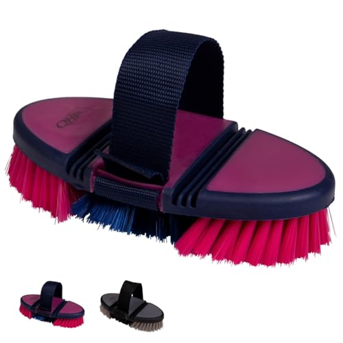 NETPROSHOP Flexible Kardätsche passt Sich dem Körper an Flexible Pferdebürste, Farbe:Pink/Dunkelblau NETPROSHOP Flexible Kardätsche passt Sich dem Körper an Flexible Pferdebürste, Farbe:Pink/Dunkelblau von NETPROSHOP