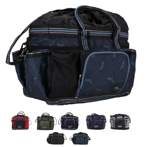 NETPROSHOP Große stabile Putztasche mit Kordelzug, vielen Fächern & Reißverschlussfach ca. 21 x 36 cm, Farbe:Navy Dusk von NETPROSHOP