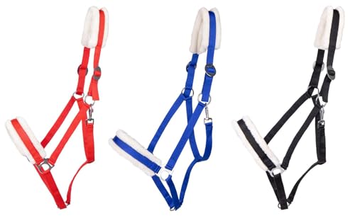 NETPROSHOP Halfter Cali für Zugpferde und Kaltblüter XXL weich gepolstert mit Karabiner, Groesse:Kaltblut, Farbe:Rot NETPROSHOP Halfter Cali für Zugpferde und Kaltblüter XXL weich gepolstert mit Karabiner, Groesse:Kaltblut, Farbe:Rot von NETPROSHOP