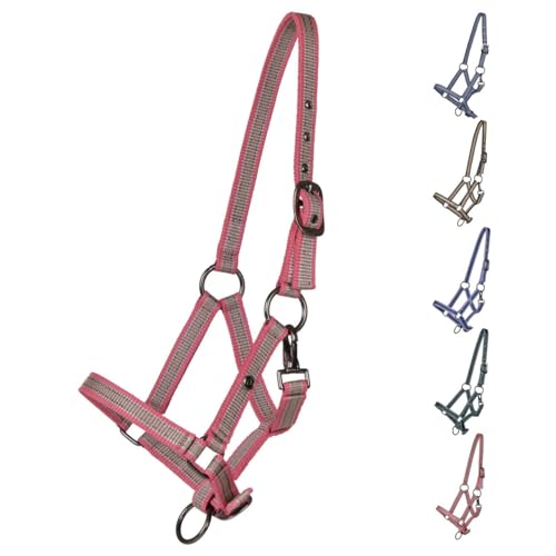 NETPROSHOP Jährlingshalfter Halfter für Jährlinge im Wachstum 2-Fach leicht verstellbar, Farbe:Flamingo NETPROSHOP Jährlingshalfter Halfter für Jährlinge im Wachstum 2-Fach leicht verstellbar, Farbe:Flamingo von NETPROSHOP