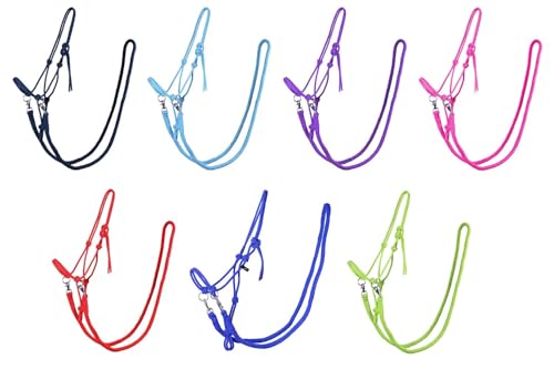 NETPROSHOP Knotenhalfter mit Zügel in tollen Farben für Shetty, Pony, Cob, Full Farbauswahl, Groesse:Cob, Farbe:Lila NETPROSHOP Knotenhalfter mit Zügel in tollen Farben für Shetty, Pony, Cob, Full Farbauswahl, Groesse:Cob, Farbe:Lila von NETPROSHOP