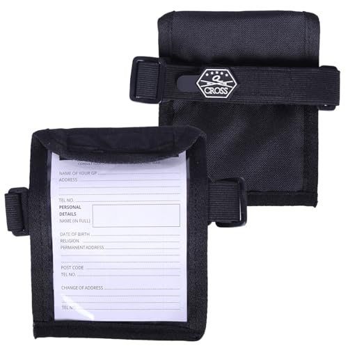 NETPROSHOP Medizinischer Kartenhalter mit Eventing Medical Card-Buch für Vielseitigkeitsreiten, Befestigung Elastikband mit Klett, verstellbar durch Schiebeschnalle NETPROSHOP Medizinischer Kartenhalter mit Eventing Medical Card-Buch für Vielseitigkeitsreiten, Befestigung Elastikband mit Klett, verstellbar durch Schiebeschnalle von NETPROSHOP