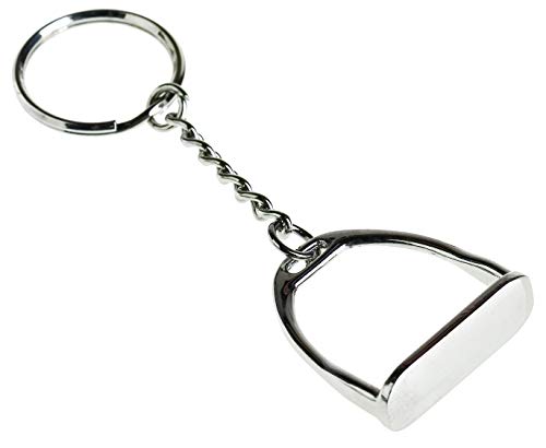 NETPROSHOP Metall Schlüsselanhänger Steigbügel silberfarben NETPROSHOP Metall Schlüsselanhänger Steigbügel silberfarben von NETPROSHOP