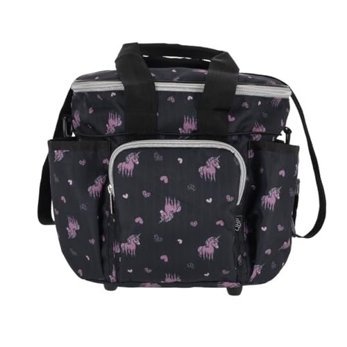 NETPROSHOP Modische Putztasche mit Mehreren Fächern innen und außen ca 28x18x25 cm mit Schultergurt und Handgriff, Farbe:Einhorn NETPROSHOP Modische Putztasche mit Mehreren Fächern innen und außen ca 28x18x25 cm mit Schultergurt und Handgriff, Farbe:Einhorn von NETPROSHOP