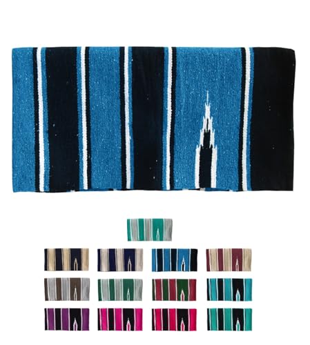 NETPROSHOP Navajo Westerndecke Baumwolle Sattelunterlage Satteldecke, Farbe:Blau/Schwarz NETPROSHOP Navajo Westerndecke Baumwolle Sattelunterlage Satteldecke, Farbe:Blau/Schwarz von NETPROSHOP