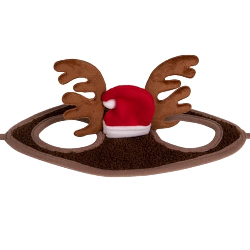NETPROSHOP Pferde Weihnachtsmütze mit Rentiergeweih Ohrhaube Rot Pony Full, Groesse:Full NETPROSHOP Pferde Weihnachtsmütze mit Rentiergeweih Ohrhaube Rot Pony Full, Groesse:Full von NETPROSHOP