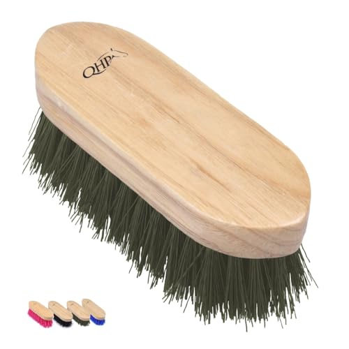 NETPROSHOP Pferdebürste Wurzelbürste mit Festen Farbigen Borsten und Holzgriff, Farbe:Olivgruen NETPROSHOP Pferdebürste Wurzelbürste mit Festen Farbigen Borsten und Holzgriff, Farbe:Olivgruen von NETPROSHOP