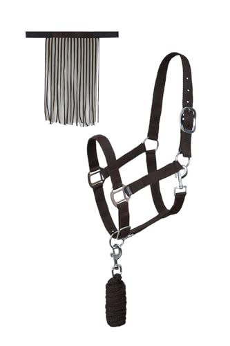 NETPROSHOP Set Pferdehalfter und Führstrick und Fliegenschutz Pony, Cob, Full, XFull, Groesse:XL Full, Farbe:Olivgruen NETPROSHOP Set Pferdehalfter und Führstrick und Fliegenschutz Pony, Cob, Full, XFull, Groesse:XL Full, Farbe:Olivgruen von NETPROSHOP