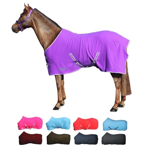 netproshop Basic Pferde Abschwitzdecke mit Kreuzbegurtung Fleece Qualität Gr. 105-155, Groesse:105, Farbe:Lila netproshop Basic Pferde Abschwitzdecke mit Kreuzbegurtung Fleece Qualität Gr. 105-155, Groesse:105, Farbe:Lila von NETPROSHOP
