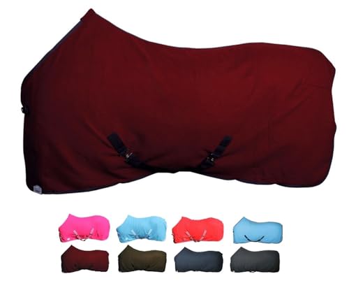 netproshop Basic Pferde Abschwitzdecke mit Kreuzbegurtung Fleece Qualität Gr. 105-155, Groesse:155, Farbe:Bordeaux netproshop Basic Pferde Abschwitzdecke mit Kreuzbegurtung Fleece Qualität Gr. 105-155, Groesse:155, Farbe:Bordeaux von NETPROSHOP
