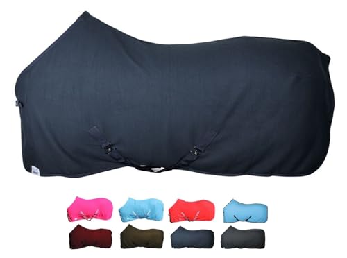 netproshop Basic Pferde Abschwitzdecke mit Kreuzbegurtung Fleece Qualität Gr. 105-155, Groesse:155, Farbe:Dunkelblau netproshop Basic Pferde Abschwitzdecke mit Kreuzbegurtung Fleece Qualität Gr. 105-155, Groesse:155, Farbe:Dunkelblau von NETPROSHOP