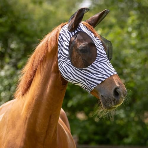 netproshop Fliegemaske Super Bug Fliegenhaube mit Ohren und Öffnung für Stirnhaare Shetty bis XL-Full, Groesse:Shetty, Farbe:Zebra netproshop Fliegemaske Super Bug Fliegenhaube mit Ohren und Öffnung für Stirnhaare Shetty bis XL-Full, Groesse:Shetty, Farbe:Zebra von NETPROSHOP