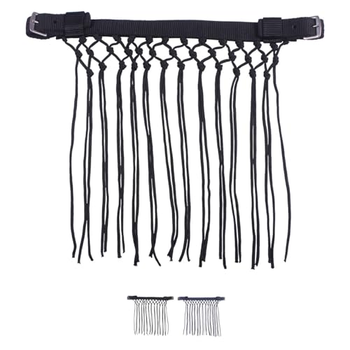 netproshop Fliegenfransen geknotet - Stirnriemen am Halfter zu befestigen Shetty Pony Cob Full schwarz oder dunkelblau, Groesse:Pony, Farbe:Schwarz netproshop Fliegenfransen geknotet - Stirnriemen am Halfter zu befestigen Shetty Pony Cob Full schwarz oder dunkelblau, Groesse:Pony, Farbe:Schwarz von NETPROSHOP