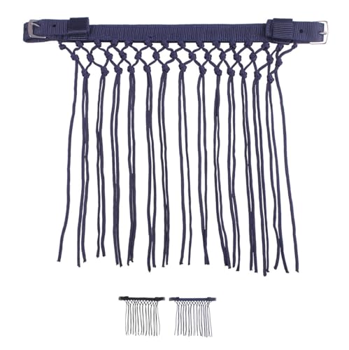 netproshop Fliegenfransen geknotet - Stirnriemen am Halfter zu befestigen Shetty Pony Cob Full schwarz oder dunkelblau, Groesse:Shetty, Farbe:Dunkelblau netproshop Fliegenfransen geknotet - Stirnriemen am Halfter zu befestigen Shetty Pony Cob Full schwarz oder dunkelblau, Groesse:Shetty, Farbe:Dunkelblau von NETPROSHOP