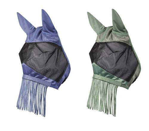 netproshop Fliegenmaske Fliegenhaube mit Fransen an der Nase Olivgrün Blau Gr. S bis XL, Groesse:L, Farbe:Olivgruen netproshop Fliegenmaske Fliegenhaube mit Fransen an der Nase Olivgrün Blau Gr. S bis XL, Groesse:L, Farbe:Olivgruen von NETPROSHOP