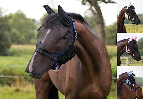 netproshop Fliegenmaske mit Abnehmbarem Nüsternschutz Fliegenhaube Größe Mini-XFull, Groesse:Mini Shetty, Farbe:Schwarz/Schwarz netproshop Fliegenmaske mit Abnehmbarem Nüsternschutz Fliegenhaube Größe Mini-XFull, Groesse:Mini Shetty, Farbe:Schwarz/Schwarz von NETPROSHOP
