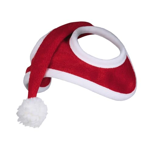 netproshop Pferde Weihnachtsmütze Weihnachts Cap Zipfelmütze mit weichem Kunstpelz Rot von NETPROSHOP