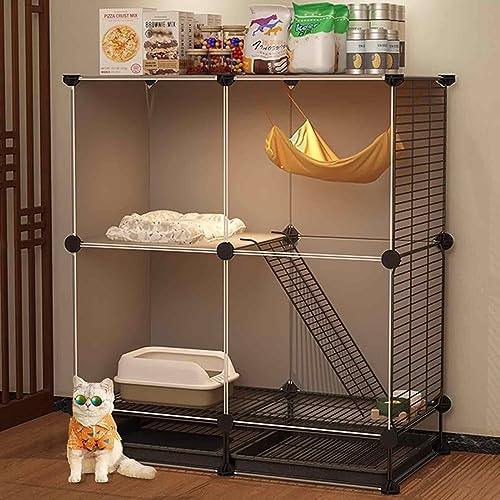 NEZIH Cat-Spielstall/Katzen Eingeschlossen, Kleine Katzenkiste, DIY Hohe Definition Und Transparent, Rundum Verstärkt,/75 * 39 * 84Cm NEZIH Cat-Spielstall/Katzen Eingeschlossen, Kleine Katzenkiste, DIY Hohe Definition Und Transparent, Rundum Verstärkt,/75 * 39 * 84Cm von NEZIH