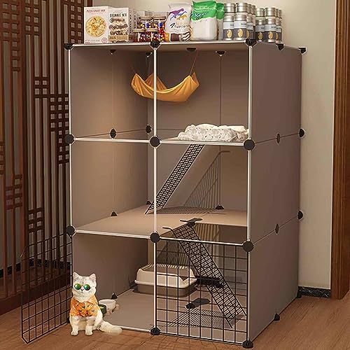 NEZIH Cat-Spielstall/Katzen Eingeschlossen, Kleine Katzenkiste, DIY Hohe Definition Und Transparent, Rundum Verstärkt,/75 * 75 * 109Cm NEZIH Cat-Spielstall/Katzen Eingeschlossen, Kleine Katzenkiste, DIY Hohe Definition Und Transparent, Rundum Verstärkt,/75 * 75 * 109Cm von NEZIH