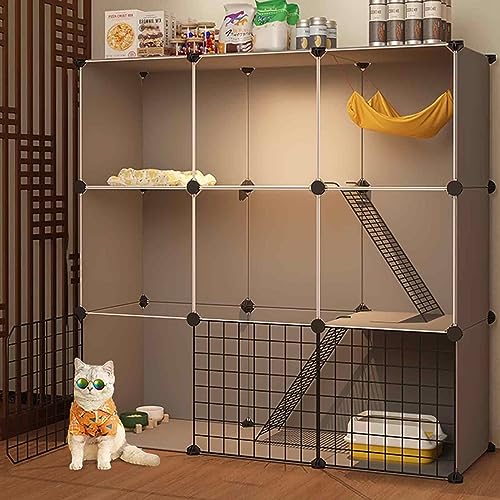 NEZIH Cat-Spielstall/Katzen Eingeschlossen, Kleine Katzenkiste, Diy Hohe Definition Und Transparent, Rundum Verstärkt,/111 * 39 * 109Cm NEZIH Cat-Spielstall/Katzen Eingeschlossen, Kleine Katzenkiste, Diy Hohe Definition Und Transparent, Rundum Verstärkt,/111 * 39 * 109Cm von NEZIH