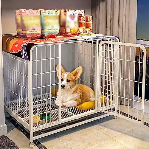 NEZIH Haustierkäfige Mit Poop -Tablett, Metall -Fett -Röhrchen -Welpenkisten, Hundekäfig NEZIH Haustierkäfige Mit Poop -Tablett, Metall -Fett -Röhrchen -Welpenkisten, Hundekäfig von NEZIH