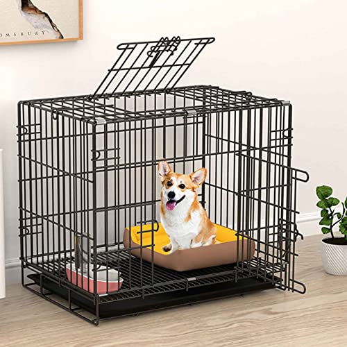 NEZIH Katzenkäfige Metall, Müllblattschale, Kleiner Tierkäfig, Faltbarer, Dichter Abstand, 3 Größen/E-Black/60 * 42 * 50Cm NEZIH Katzenkäfige Metall, Müllblattschale, Kleiner Tierkäfig, Faltbarer, Dichter Abstand, 3 Größen/E-Black/60 * 42 * 50Cm von NEZIH