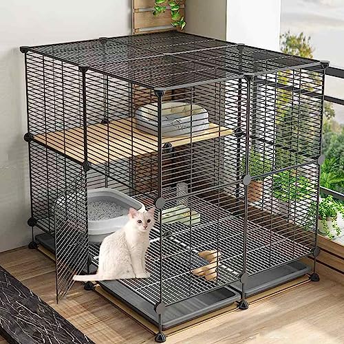 NEZIH Katzenkäfigzubehör, Katzenspielstifte, Tragbares Katzengehäuse, Einfach Zu Montieren 75 * 75 * 84 cm/C-Lu*Ury Model NEZIH Katzenkäfigzubehör, Katzenspielstifte, Tragbares Katzengehäuse, Einfach Zu Montieren 75 * 75 * 84 cm/C-Lu*Ury Model von NEZIH