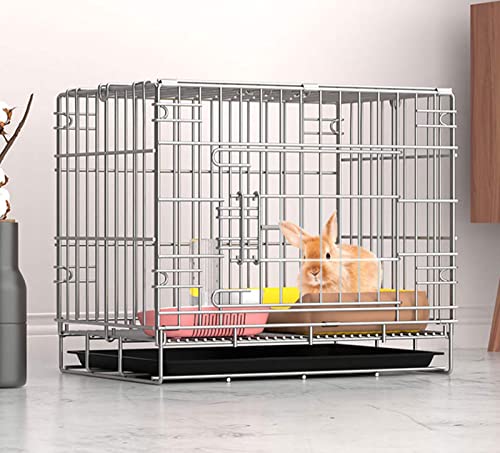 NEZIH Kleiner Tierkäfig Mit Katzenstreuablett, Haustierkaste Für Kleine Tiere, Käfig Ideal Für Hunde, Meerschweinchen, Frettchen/Grey/L-70 * 50 * 60Cm NEZIH Kleiner Tierkäfig Mit Katzenstreuablett, Haustierkaste Für Kleine Tiere, Käfig Ideal Für Hunde, Meerschweinchen, Frettchen/Grey/L-70 * 50 * 60Cm von NEZIH