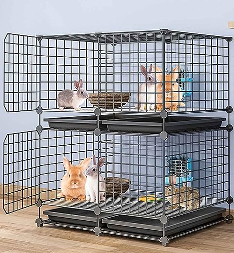 NEZIH Kleintier -Haustierplaypens Mit Tablett, Innenschuhschweinchen/Frettchenkäfig, Transparentes Design, Dickes Eisengitter/Black/75 * 39 * 95Cm NEZIH Kleintier -Haustierplaypens Mit Tablett, Innenschuhschweinchen/Frettchenkäfig, Transparentes Design, Dickes Eisengitter/Black/75 * 39 * 95Cm von NEZIH