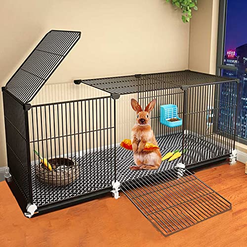 NEZIH Meerschweinchenkäfig, Frettchenkäfig Mit Basis, Geflügelkäfig, Haustierkäfige, 360 Bewegliche Riemenscheibe, Tablettdesign/Black/5-Piece Set NEZIH Meerschweinchenkäfig, Frettchenkäfig Mit Basis, Geflügelkäfig, Haustierkäfige, 360 Bewegliche Riemenscheibe, Tablettdesign/Black/5-Piece Set von NEZIH