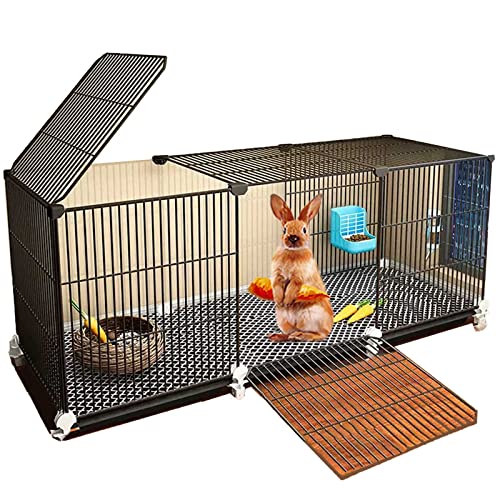 NEZIH Pet -Spielstall Für Kleine Tiere Mit Tablett, Meerschweinchenkäfig, 1,3 cm Verschlüsselt/7-Piece Set/107 * 37 * 40Cm NEZIH Pet -Spielstall Für Kleine Tiere Mit Tablett, Meerschweinchenkäfig, 1,3 cm Verschlüsselt/7-Piece Set/107 * 37 * 40Cm von NEZIH