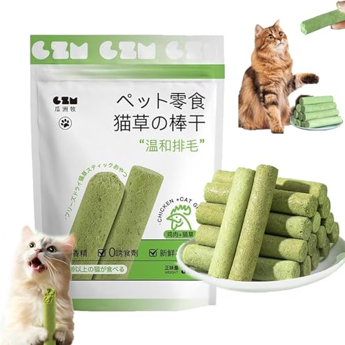 NFGTJYUI Cat Grass Teething Stick, Cat Grass Teething Sticks for Indoor Cats, Cat Grass Chew Sticks, for Hairball Removal,CaDental Care, Increase Appetite (1Pack(6pcs)) von NFGTJYUI