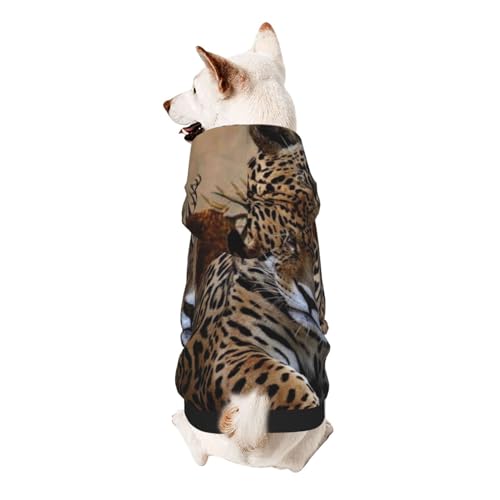 Cooler Tiger-Hunde-Kapuzenpullover für kleine Hunde, elastischer Stoff, weich und warm für das Tier und einfach zu tragen von NGANOH