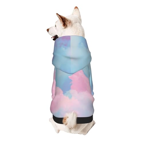 Fantacy Sky Hunde-Kapuzenpullover für kleine Hunde, elastischer Stoff, weich und warm für das Tier und einfach zu tragen von NGANOH