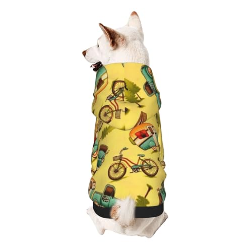 Hunde-Kapuzenpullover für kleine Hunde, elastischer Stoff, weich und warm für das Tier und einfach zu tragen von NGANOH