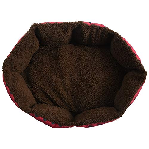 NGHSDO Hundebett Haustier-Hundekatze-Bett-Soft-Nest-Welpen Kissen Warm Kennel Matte Waschbare Winter- (Color : Random Color, Size : Other) von NGHSDO