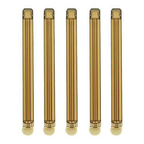 Bag Sealer Clips | Feuchtigkeitsdichte Lebensmittelklammern Auslaufsichere Dichtungsclips Transparent | 5 STK Sichere Tasche Clip Waschbar für Snac Trockenfrüchte Brottee von NGUMMS