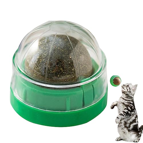 Cat Ball | Drehbare Bio-Kätzchen Spielzeug für Katzenlecken - Katzenwand behandelt Bio-Katzenminze Gesunde Zähne Rengö Kauen Spielzeug Katzenminze Cat Ball | Drehbare Bio-Kätzchen Spielzeug für Katzenlecken - Katzenwand behandelt Bio-Katzenminze Gesunde Zähne Rengö Kauen Spielzeug Katzenminze von NGUMMS