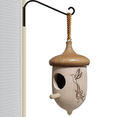 Kolibri-Häuser für draußen zum Nisten | Vogelnest zum Aufhängen im Freien | Sparrow Swinging Pet Hut, Vogelhäuser für Gartenfenster Patio Outdoor Home Ngumms von NGUMMS