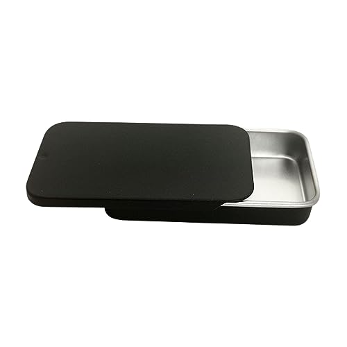 Metall Slide Top Blechboxen, Mini-Blechboxen mit Deckel, kleine leere Lagerbehälter für Lippenbalsam, Handwerk, Lagersatz, 10g Heimorganisator von NGUMMS