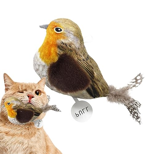 NGUMMS Floppy Bird Cat Spielzeug - Interaktives Spielzeug mit Federn Vögel Squeak Sound Kätzchen Spielzeug - Zwitschern Katze Quietschspielzeug Feder Schwanz Kätzchen Spielzeug NGUMMS Floppy Bird Cat Spielzeug - Interaktives Spielzeug mit Federn Vögel Squeak Sound Kätzchen Spielzeug - Zwitschern Katze Quietschspielzeug Feder Schwanz Kätzchen Spielzeug von NGUMMS
