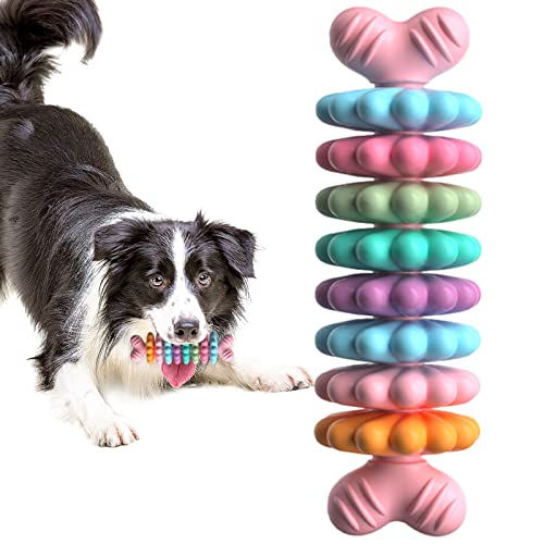 NGUMMS Kauspielzeug für Hunde,Welpen Zahnen Kauspielzeug - Starkes Knochenspielzeug für mittelgroße Hunde, Interaktives Hundespielzeug zur Linderung von Angstzuständen im Innen- und Außenbereich von NGUMMS