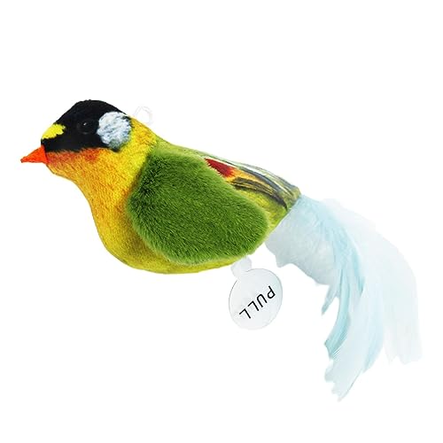 NGUMMS Zwitschendes Katzenspielzeug – Zwitschendes Katzenspielzeug Squeaky mit Federschwanz und Catnip, Zwitschern Katze Quietschspielzeug Feder Schwanz Spielzeug NGUMMS Zwitschendes Katzenspielzeug – Zwitschendes Katzenspielzeug Squeaky mit Federschwanz und Catnip, Zwitschern Katze Quietschspielzeug Feder Schwanz Spielzeug von NGUMMS