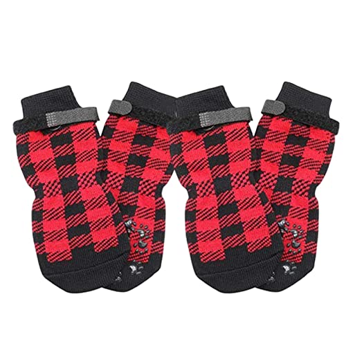 Rutschfeste Socken für Hunde drinnen,Hund Welpen Katzenstrümpfe - Anti-Rutsch-Traction Control, Hund Pfotenschutz Anti-Rutsch-Socken mit Halterung, ein weiches Tierschutz, verbessern Sie den Griff Rutschfeste Socken für Hunde drinnen,Hund Welpen Katzenstrümpfe - Anti-Rutsch-Traction Control, Hund Pfotenschutz Anti-Rutsch-Socken mit Halterung, ein weiches Tierschutz, verbessern Sie den Griff von NGUMMS