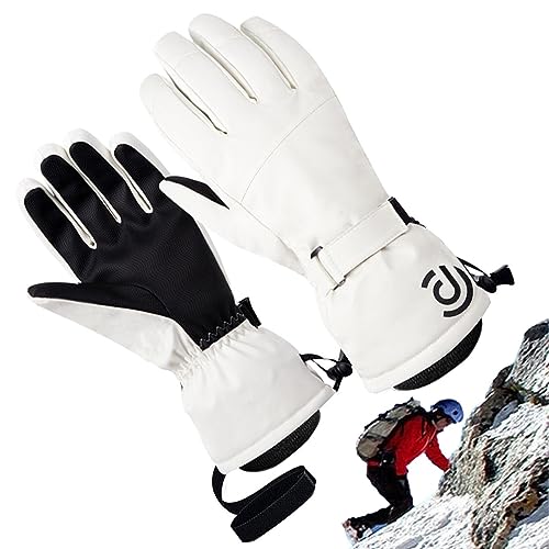 Skihandschuhe | Wasserdichte Winterhandschuhe mit Handgelenriemen,Thermohandschuhe für Männer und Frauen, warme Handschuhe, Schneeausrüstung für Outdoor-Aktivitäten Laufen Skihandschuhe | Wasserdichte Winterhandschuhe mit Handgelenriemen,Thermohandschuhe für Männer und Frauen, warme Handschuhe, Schneeausrüstung für Outdoor-Aktivitäten Laufen von NGUMMS